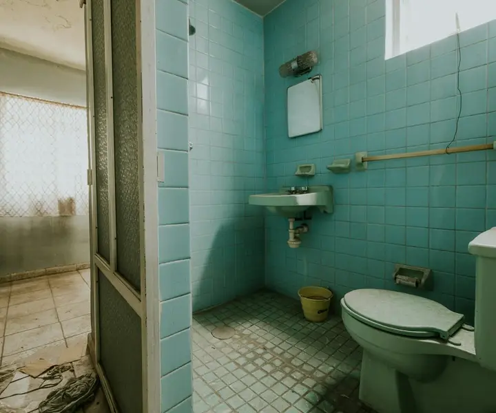 Before - Bathroom Plumbing Renovation