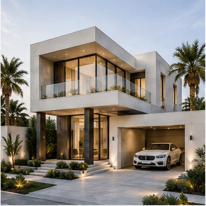 Luxury residence under construction